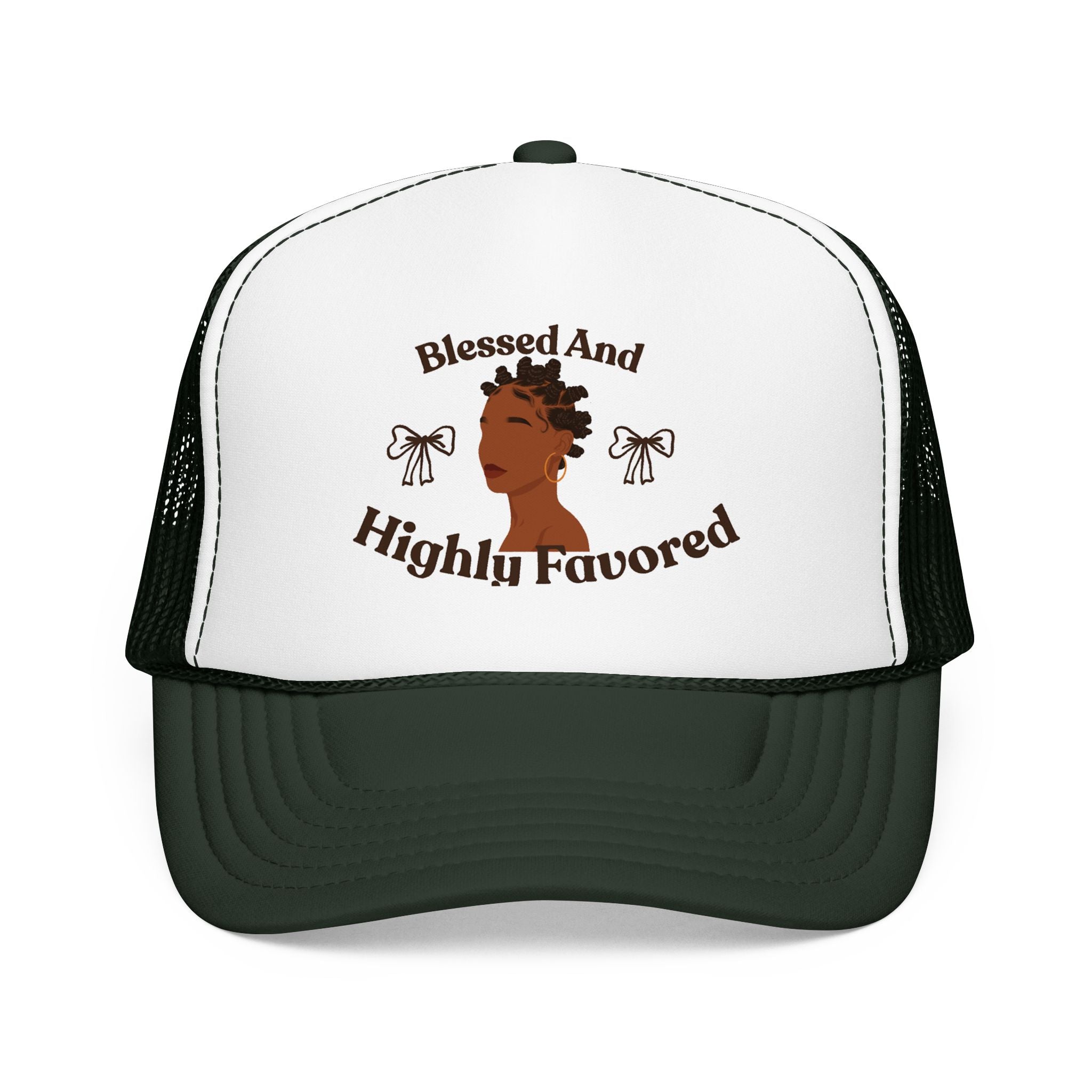 Trucker Hat — "Blessed and Highly Favored" Graphic