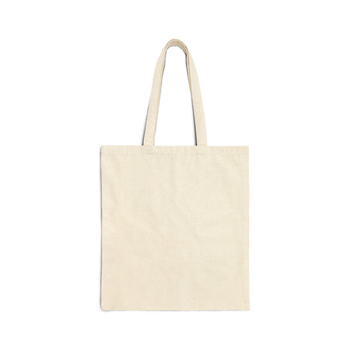 Brain Illustration Tote Bag — "in my psych girl area" Cotton Canvas Shopper